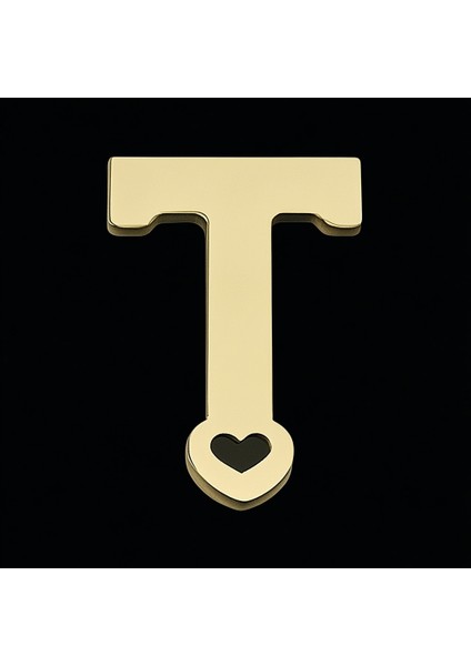 14 Ayar Altın Kolye Ucu Harf T GM6210 1 gr fırsatları