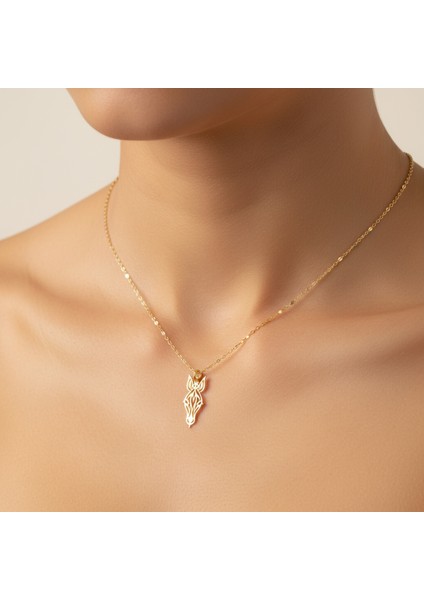 8 Ayar Altın Kolye Ucu Eşek GM6656 1 gr