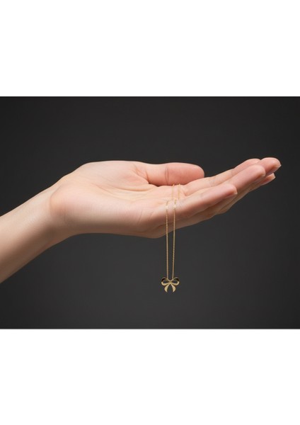 14 Ayar Altın Kolye Ucu Papyon GM3232 1 gr fiyatları