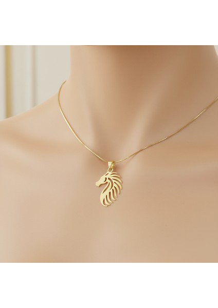 8 Ayar Altın Kolye Ucu Ejderha GM6676 1 gr