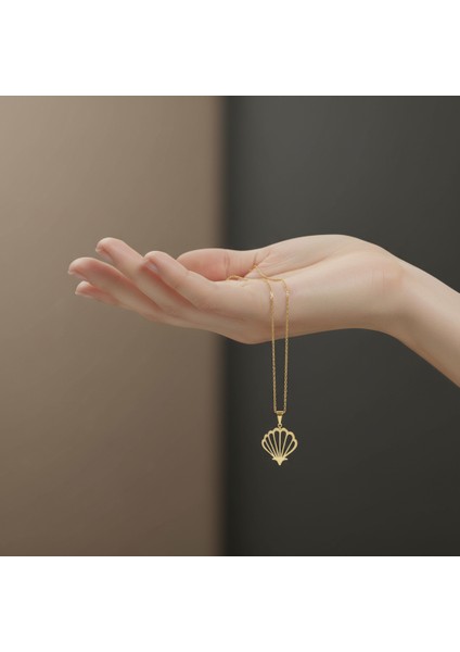 14 Ayar Altın Kolye Ucu Deniz Kabuğu GM5027 0.5 gr fiyatları