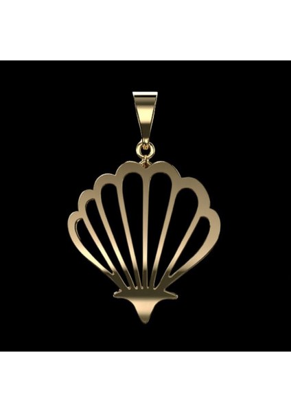 14 Ayar Altın Kolye Ucu Deniz Kabuğu GM5027 0.5 gr fırsatları