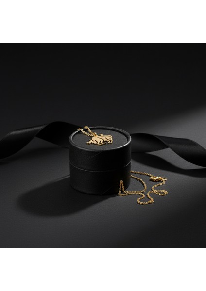 14 Ayar Altın Kolye Ucu Boğa GM3127 1 gr modelleri