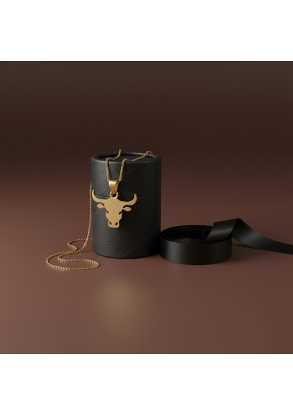 14 Ayar Altın Kolye Ucu Boğa GM6793 1 gr modelleri