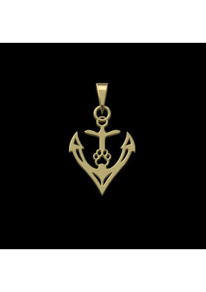 8 Ayar Altın Kolye Ucu Çapa GM6369 1 gr fırsatları