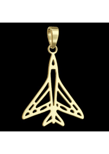 14 Ayar Altın Kolye Ucu Uçak GM6366 0.5 gr fırsatları