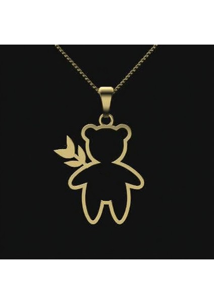 8 Ayar Altın Kolye Ucu Ayı GM6468 1 gr fırsatları