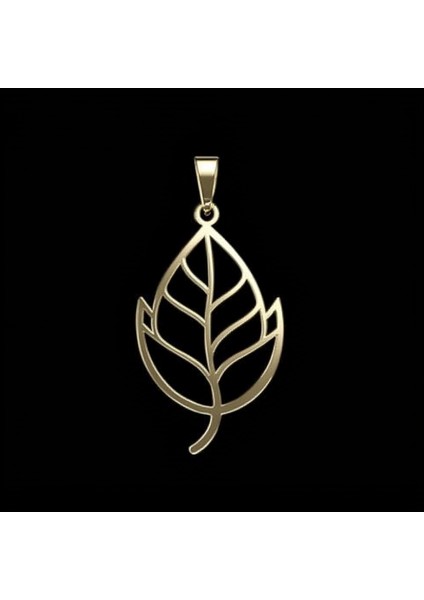 14 Ayar Altın Kolye Ucu Yaprak GM7313 1 gr fırsatları