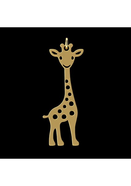 14 Ayar Altın Kolye Ucu Zürafa GM7009 0.5 gr fırsatları