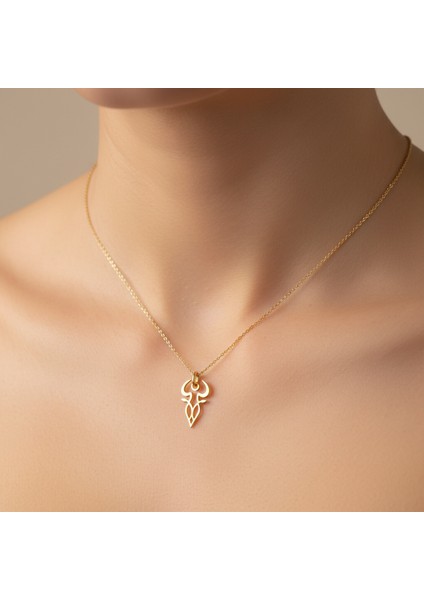 14 Ayar Altın Kolye Ucu Boğa GM6796 0.5 gr