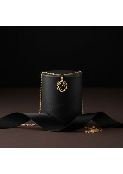 8 Ayar Altın Kolye Ucu Kız GM7049 1 gr modelleri