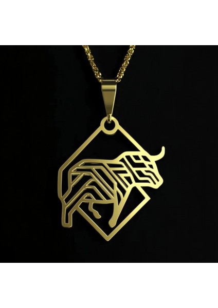 14 Ayar Altın Kolye Ucu Boğa GM5335 0.5 gr fırsatları