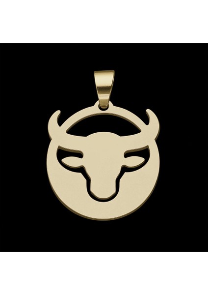 8 Ayar Altın Kolye Ucu Boğa GM6790 0.5 gr modelleri