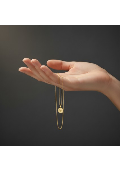 14 Ayar Altın Kolye Ucu Boğa GM6791 0.5 gr fiyatları