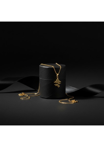 14 Ayar Altın Kolye Ucu Ada GM5592 1 gr modelleri