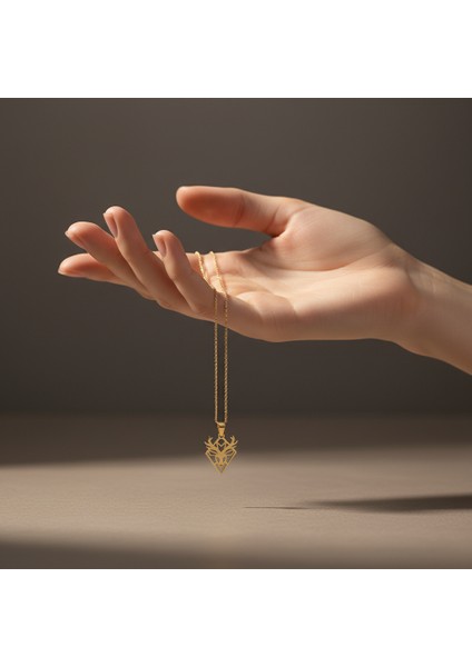 8 Ayar Altın Kolye Ucu Ceren Ya Karaca GM6623 0.5 gr fiyatları