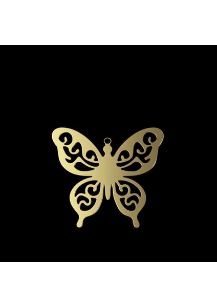 8 Ayar Altın Kolye Ucu Kelebek GM6816 0.5 gr modelleri