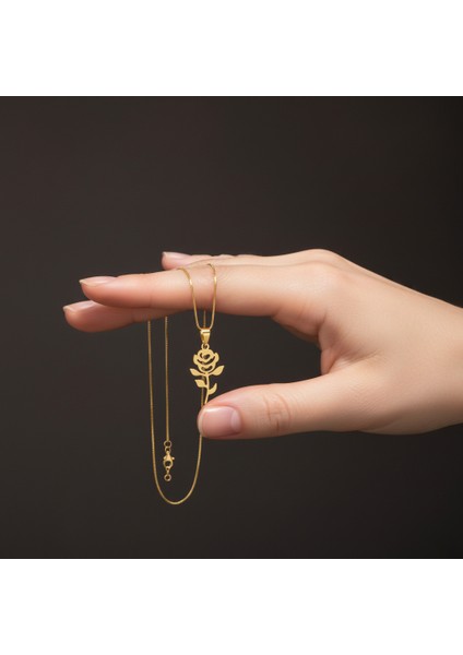 8 Ayar Altın Kolye Ucu Çiçek GM6932 1 gr fiyatları