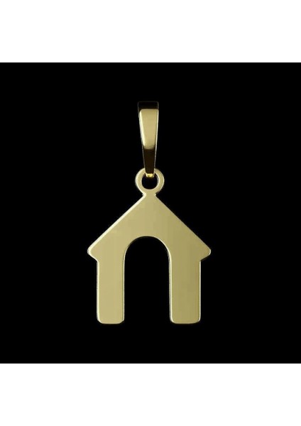 14 Ayar Altın Kolye Ucu Ev GM7176 1 gr fırsatları