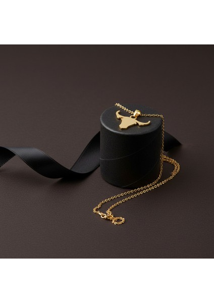 14 Ayar Altın Kolye Ucu Boğa GM6795 1 gr modelleri