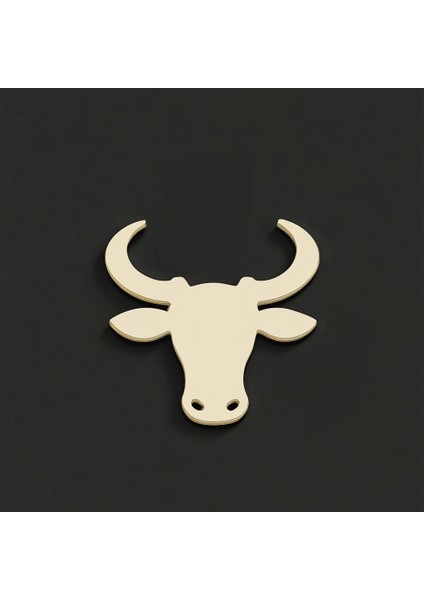 14 Ayar Altın Kolye Ucu Boğa GM8242 0.5 gr