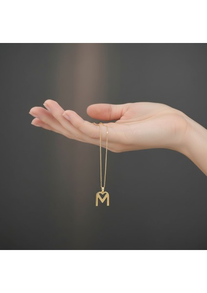 14 Ayar Altın Kolye Ucu Harf M GM6120 1 gr fiyatları