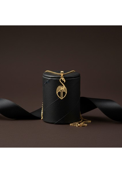 14 Ayar Altın Kolye Ucu Flamingo GM6911 1 gr modelleri