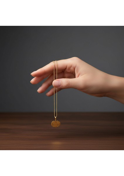 8 Ayar Altın Kolye Ucu Bal Kabağı GM7854 0.5 gr fiyatları