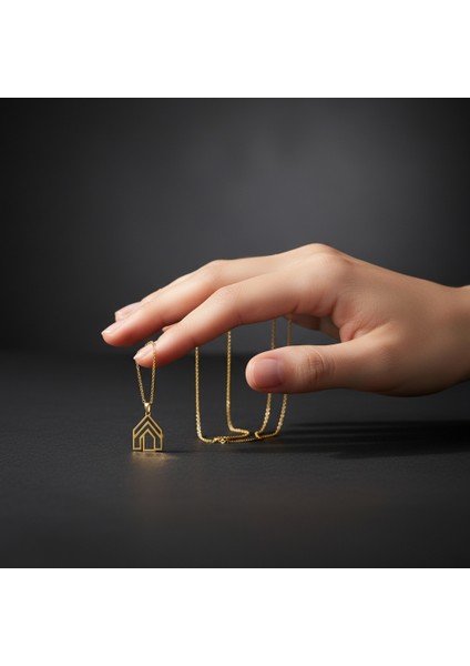 8 Ayar Altın Kolye Ucu Ev GM7174 0.5 gr fiyatları