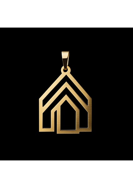 8 Ayar Altın Kolye Ucu Ev GM7174 0.5 gr fırsatları