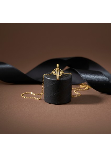 14 Ayar Altın Kolye Ucu Kaktüs GM6838 1 gr modelleri