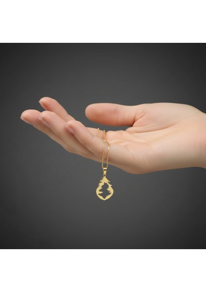 14 Ayar Altın Kolye Ucu Ada GM7202 1 gr fiyatları