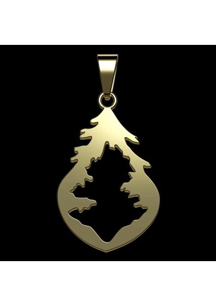 14 Ayar Altın Kolye Ucu Ada GM7202 1 gr fırsatları