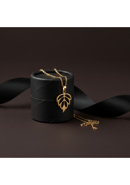 14 Ayar Altın Kolye Ucu Yaprak GM7294 0.5 gr modelleri