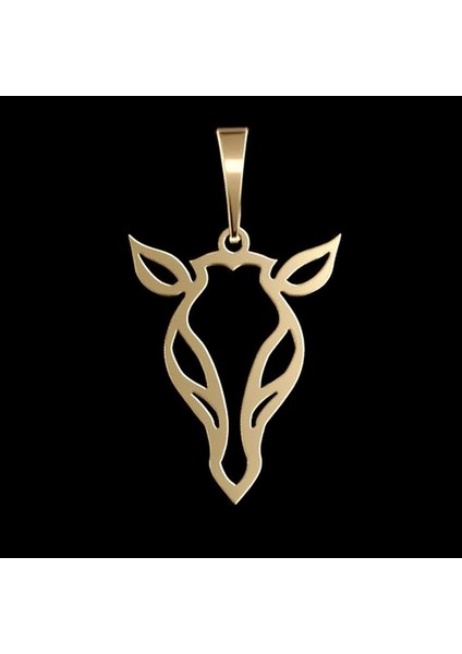 8 Ayar Altın Kolye Ucu Boğa GM8217 1 gr fırsatları