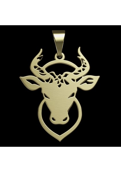 8 Ayar Altın Kolye Ucu Boğa GM8215 0.5 gr modelleri