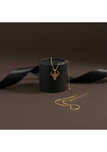 8 Ayar Altın Kolye Ucu Boğa GM8216 0.5 gr modelleri