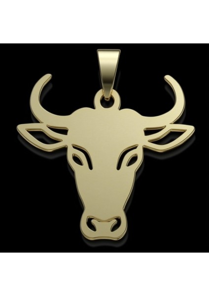 14 Ayar Altın Kolye Ucu Boğa GM8218 1 gr fırsatları