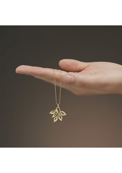 14 Ayar Altın Kolye Ucu Dal GM6873 1 gr fiyatları