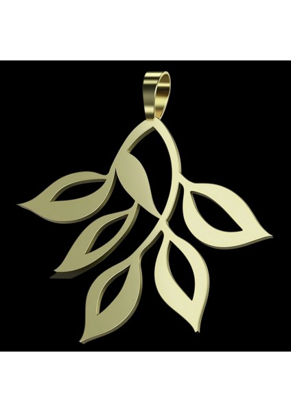 14 Ayar Altın Kolye Ucu Dal GM6873 1 gr modelleri
