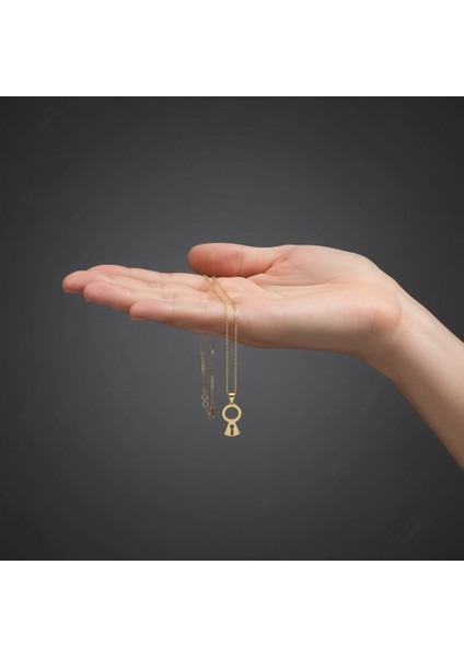 14 Ayar Altın Kolye Ucu Anahtar Deliği GM7259 0.5 gr fiyatları