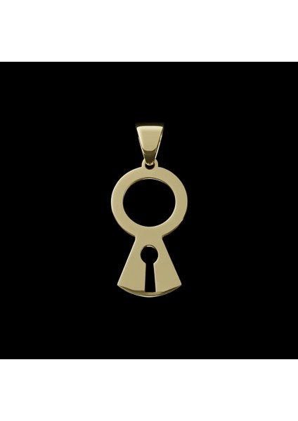 14 Ayar Altın Kolye Ucu Anahtar Deliği GM7259 0.5 gr fırsatları