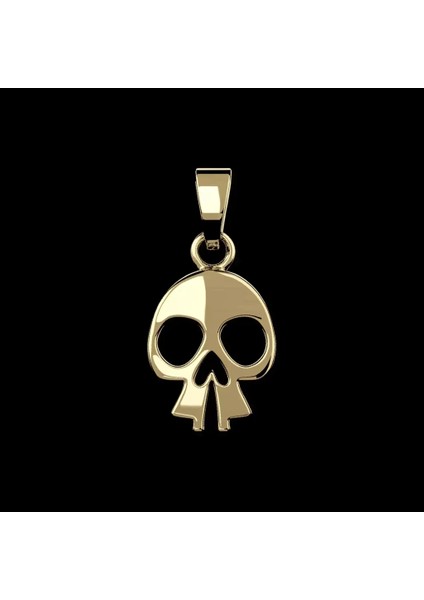 14 Ayar Altın Kolye Ucu Kafatası GM8035 0.5 gr fırsatları