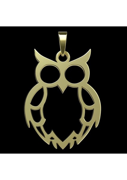 14 Ayar Altın Kolye Ucu Baykuş GM7700 0.5 gr fırsatları