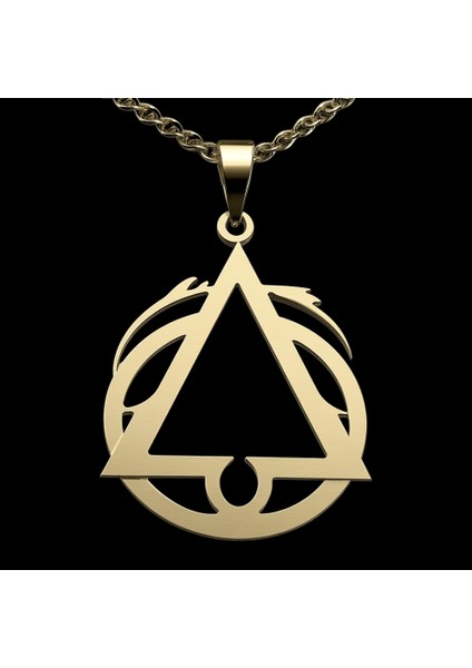 14 Ayar Altın Kolye Ucu Üçgen GM8279 0.5 gr fırsatları