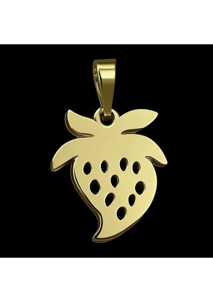 8 Ayar Altın Kolye Ucu Çilek GM8129 0.5 gr fırsatları