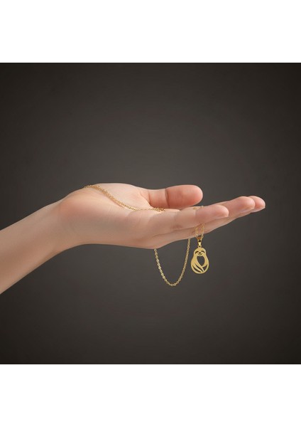 8 Ayar Altın Kolye Ucu Tembel GM8060 1 gr fiyatları
