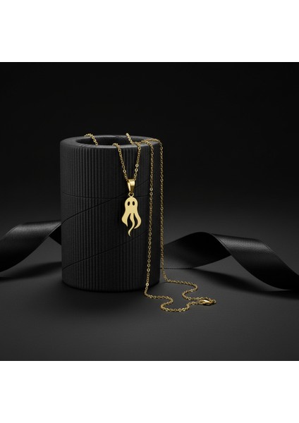 14 Ayar Altın Kolye Ucu Hayalet GM6980 1 gr modelleri