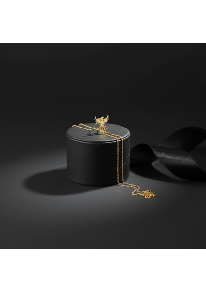 8 Ayar Altın Kolye Ucu Anka Kuşu GM7774 1 gr modelleri