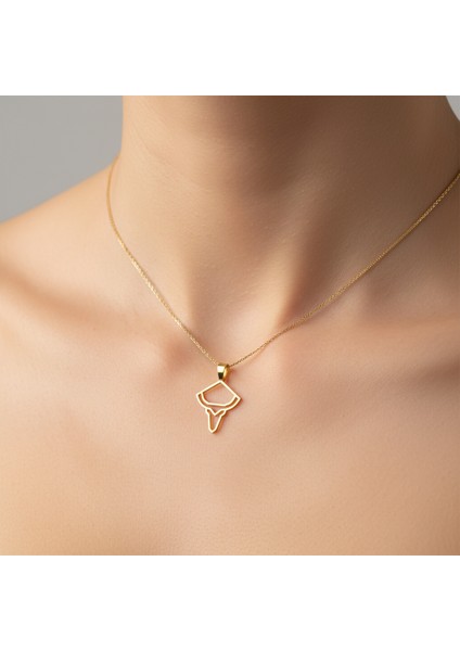 14 Ayar Altın Kolye Ucu Boğa GM8228 1 gr